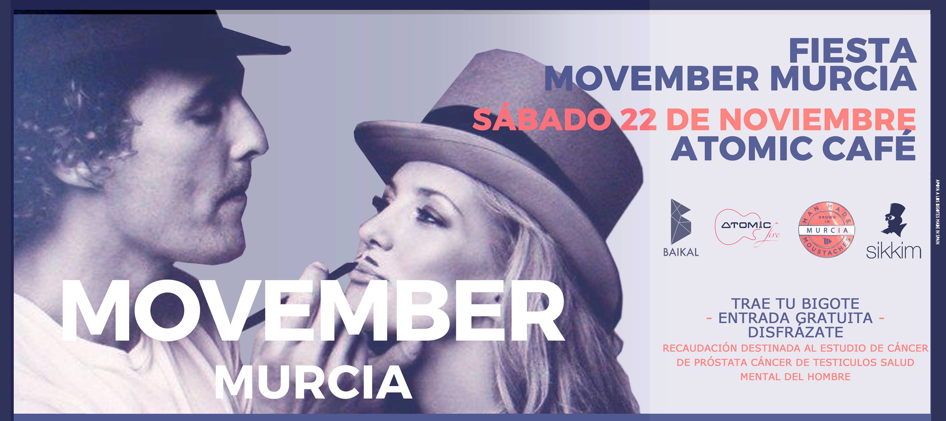 #Murciabigotuda celebra el movimiento Movember en Atomic