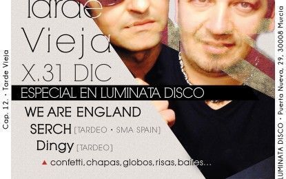 Tardeo despide el año en Luminata Disco con We Are England