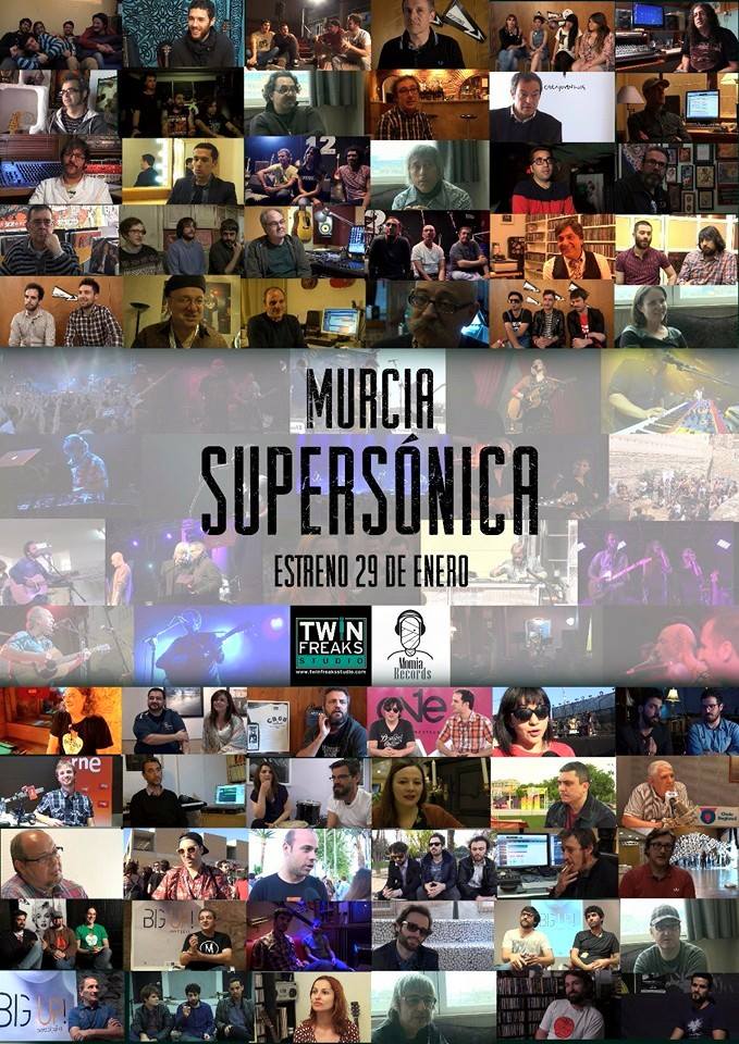 Murcia Supersónica, el documental de la música murciana, se estrena el 29 de enero en la Filmoteca Regional