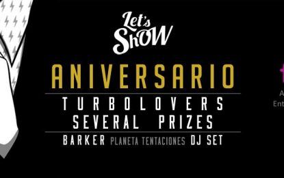 Let’s Show celebra su aniversario el 24 de septiembre con Turbolovers, Several Prizes y Dj Barker en sala Taboo