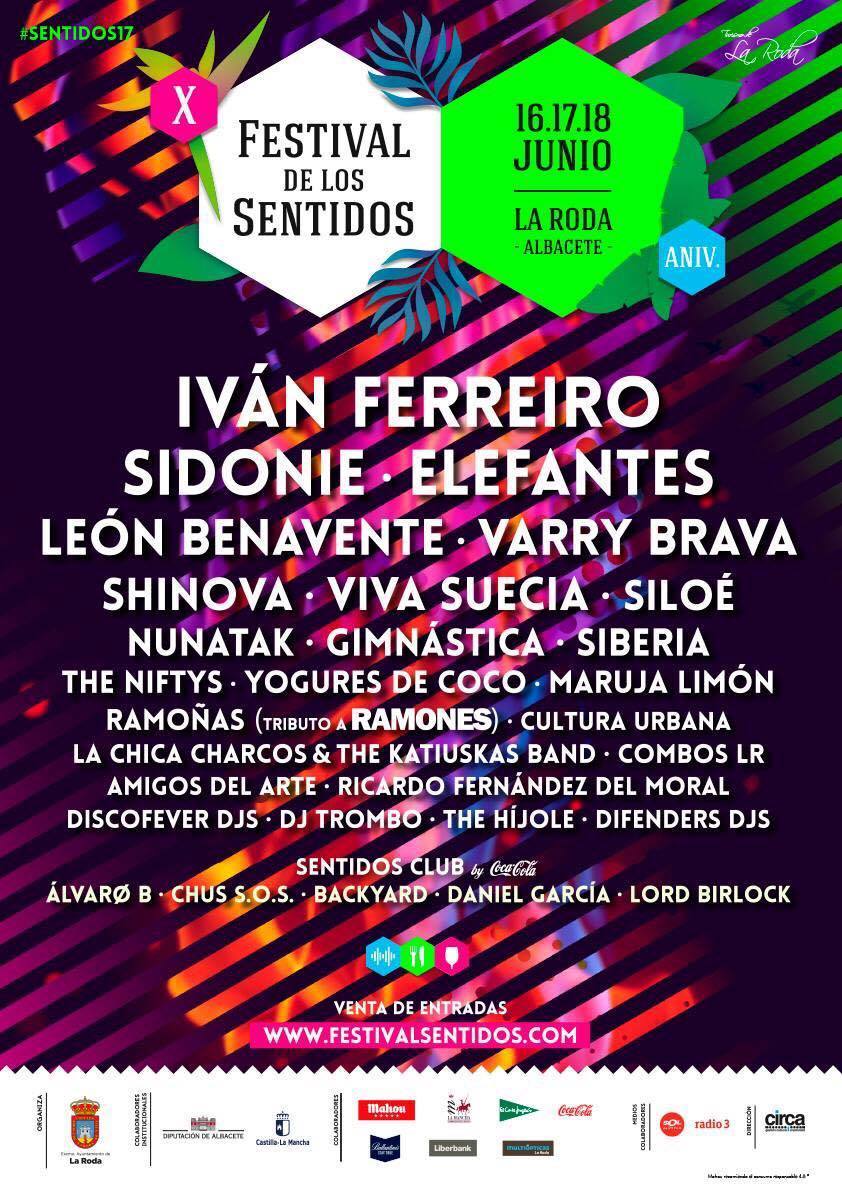 Festival de los Sentidos 2017: Confirmados y entradas