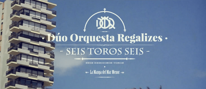 Dúo Orquesta Regalizes presenta el videoclip de ‘Seis Toros Seis’