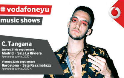 C.Tangana en Madrid y Barcelona con Vodafone Yu Music Shows