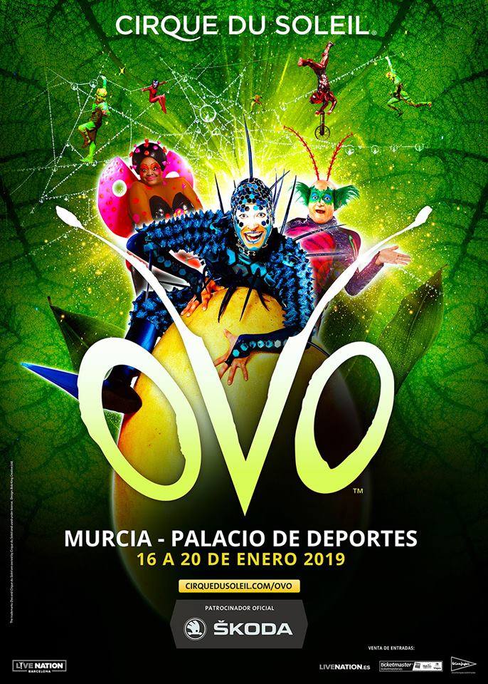 El Circo del Sol se presenta en Murcia con ‘OVO’ del 16 al 20 de enero