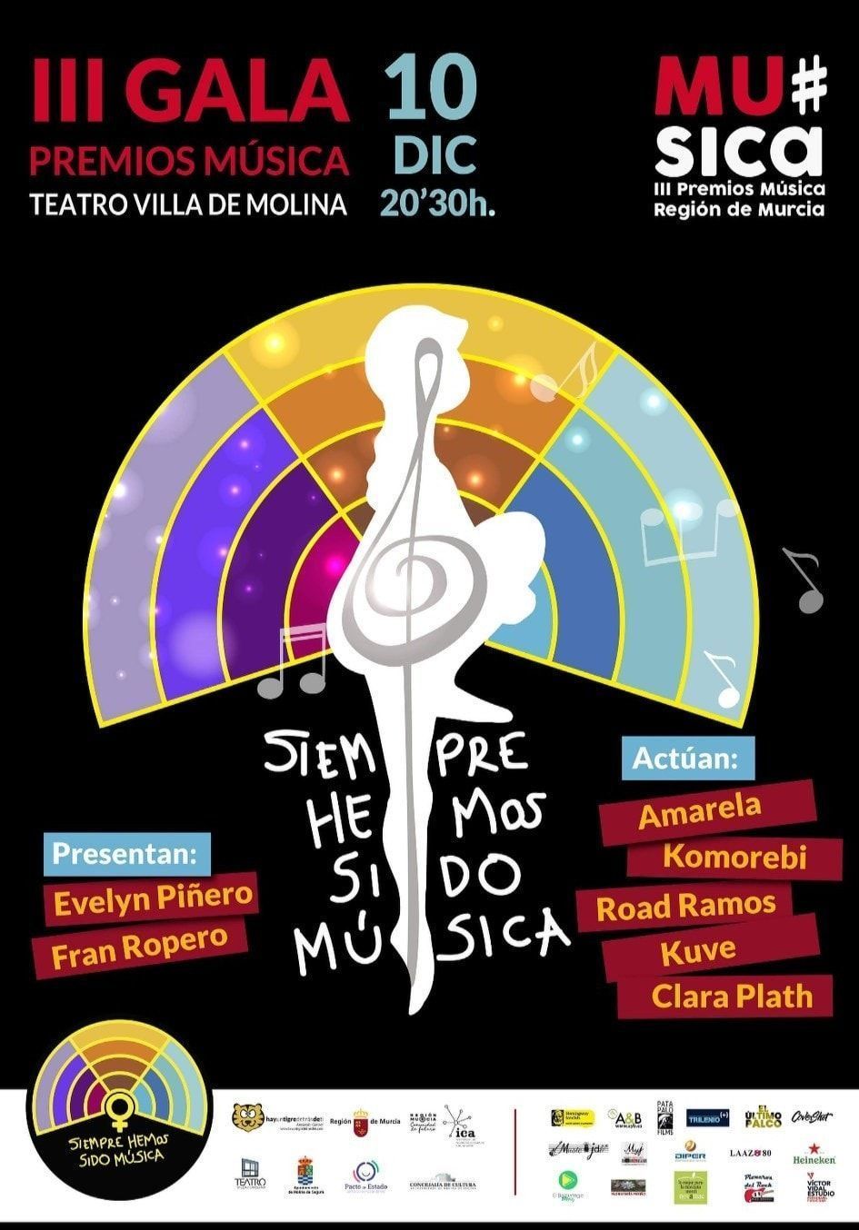 Nominados a los Premios de la Música Región de Murcia 2019