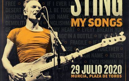 Sting estará en Murcia el 29 de julio de 2020