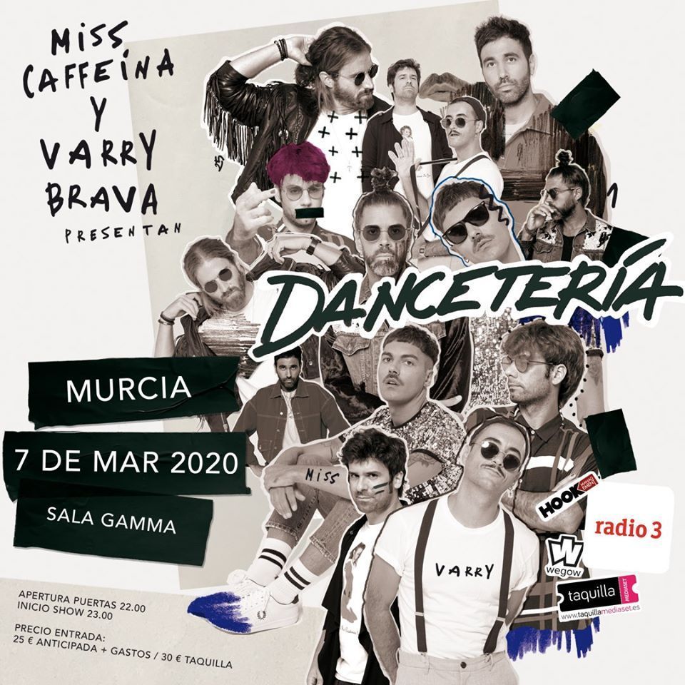 Varry Brava y Miss Caffeina traen Dancetería a Murcia el 7 de marzo