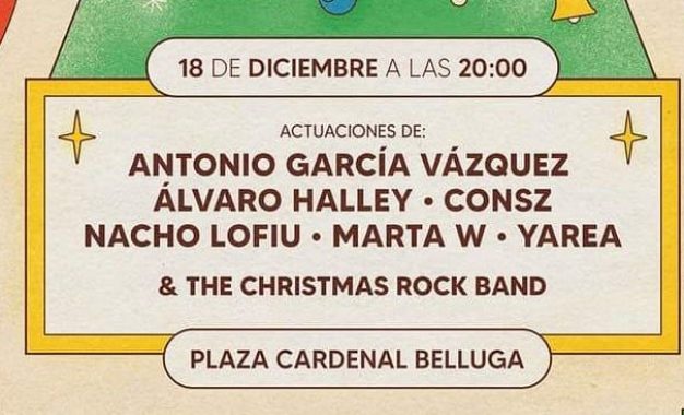 Christmas Rock se celebrará el 18 de diciembre en la Plaza Belluga