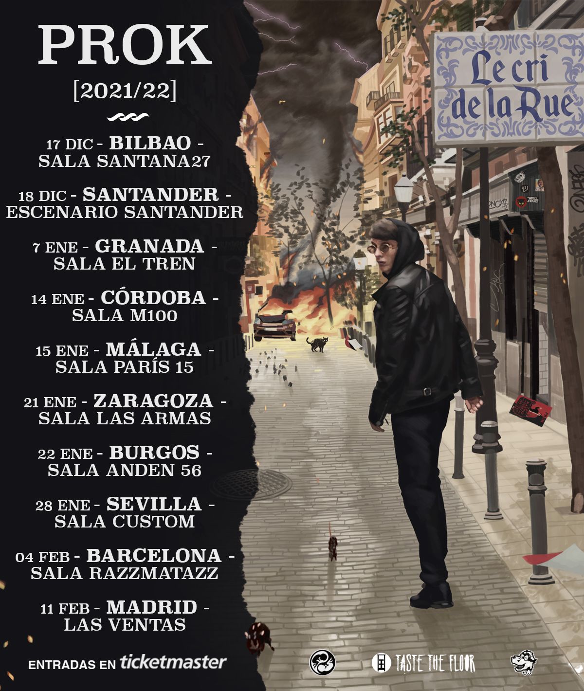 Prok presenta ‘Le cri de la rue’ en Madrid el próximo 11 de Febrero