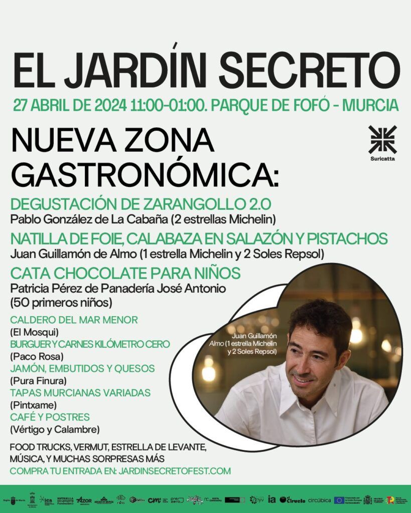 jardín secreto gastonomía